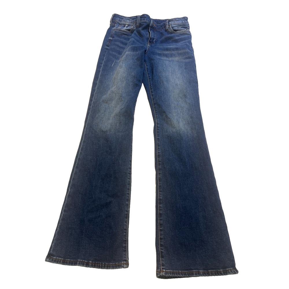Kut From The Kloth Jeans Women's Baby Bootcut Blue Denim Size 12 Stretch